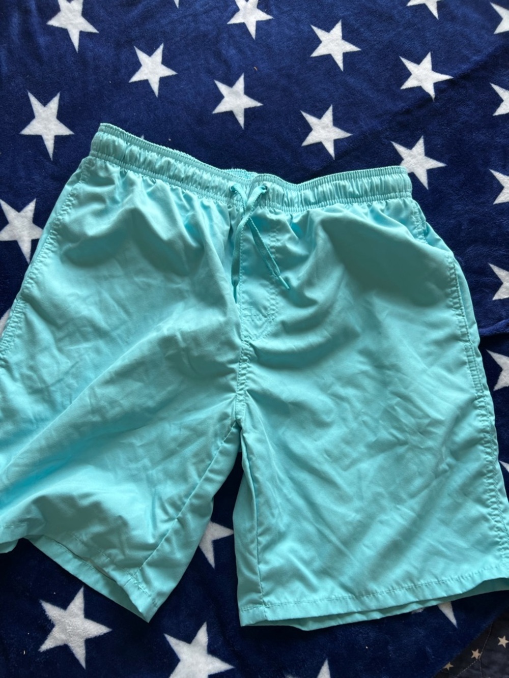 Aqua Blue swim shorts